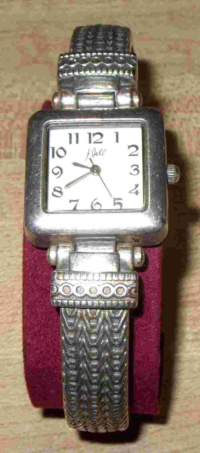 J. JILL LADIES BRACELET WRISTWATCH, NEW BATTERY
