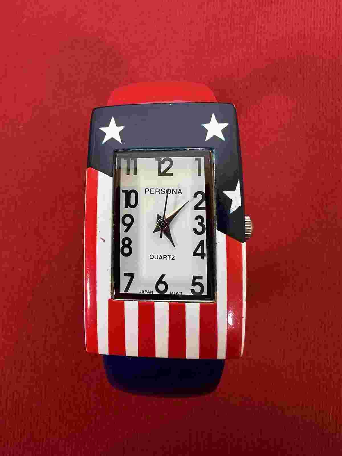 Ladies Persona Quartz American Americana Bracelet Analog Watch - Made in Japan