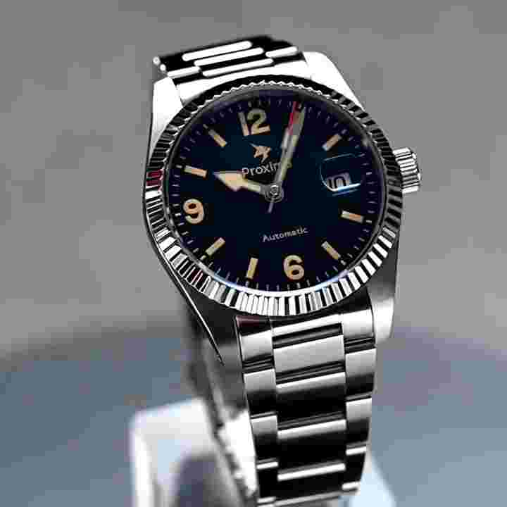 PROXIMA Men Automatic Watch Vintage Mechanical Wristwatch BGW-9 Luminous PT5000