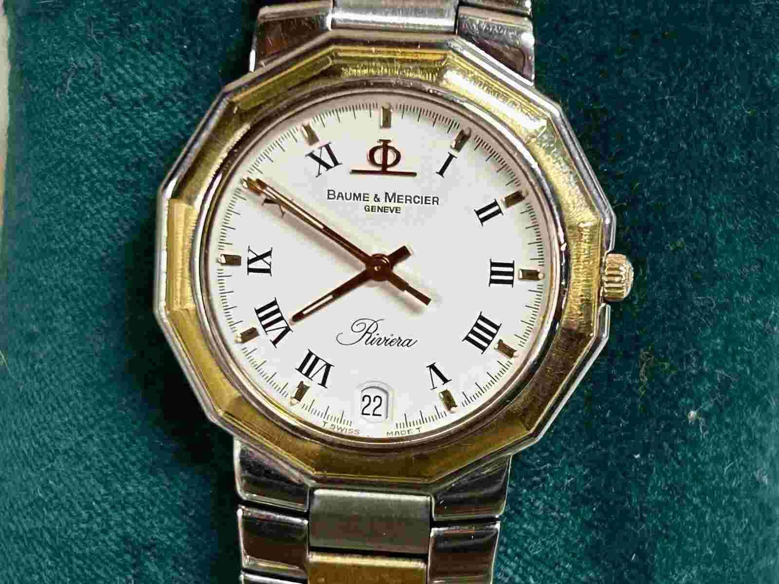 Baume & Mercies Riviera Watch - 18k & Stainless - 33mm