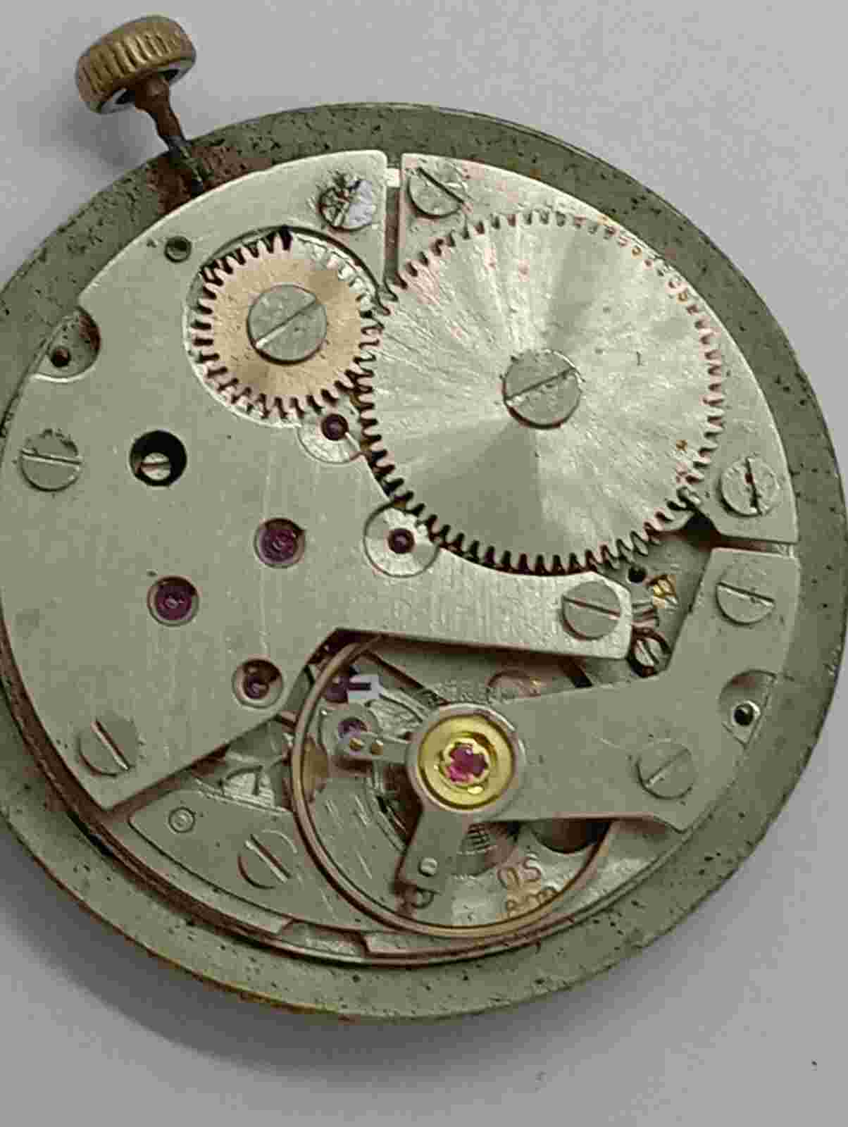 Vintage Pratina Cal. OSCO OS 800 Watch Movement Good Balance Main Spring READ!