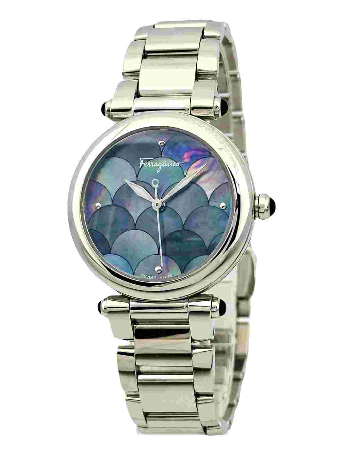 Ferragamo Women's FI2020013 Idillio Mermaid Mother-Of-Pearl Dial Stainless Watch