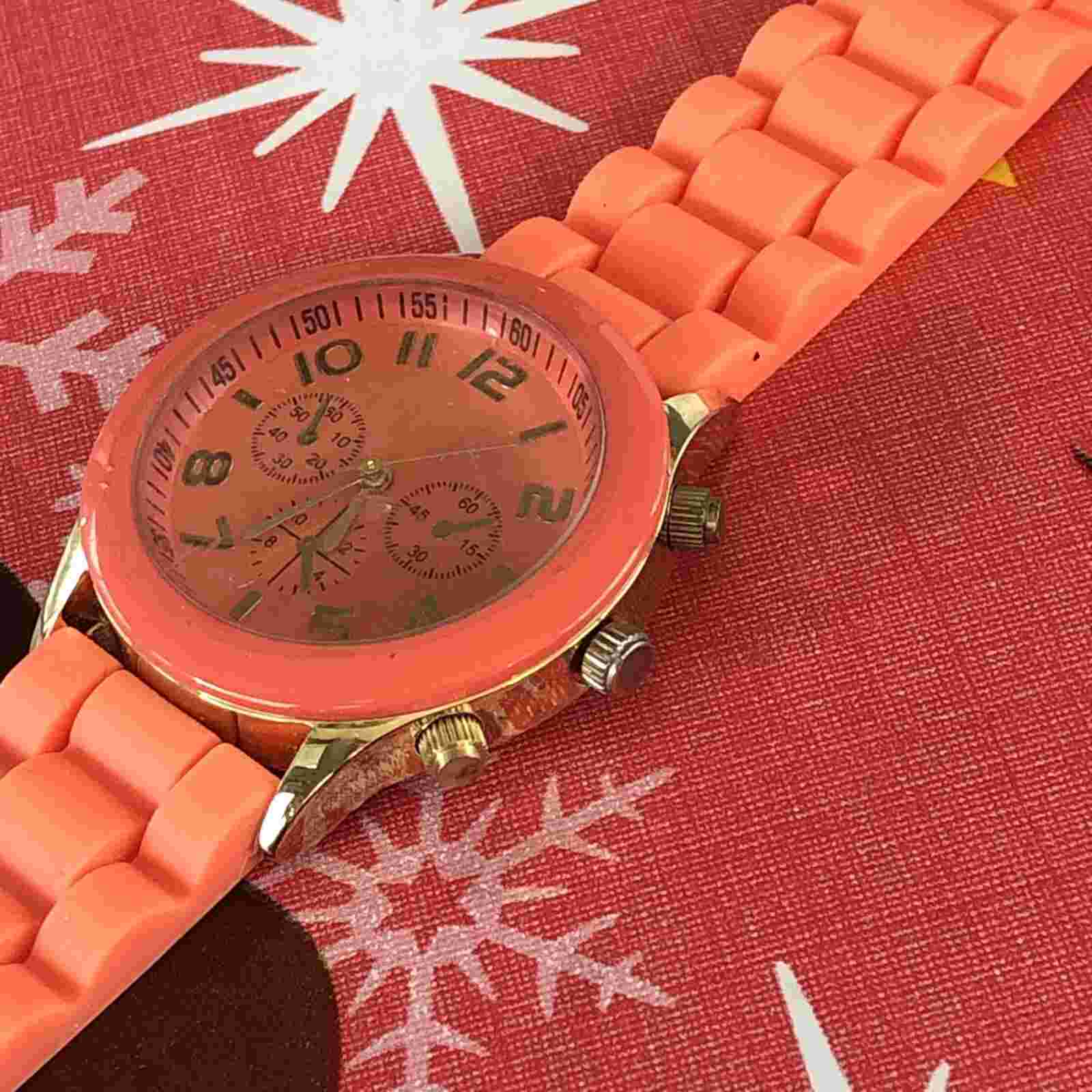 Orange Quartz Watch