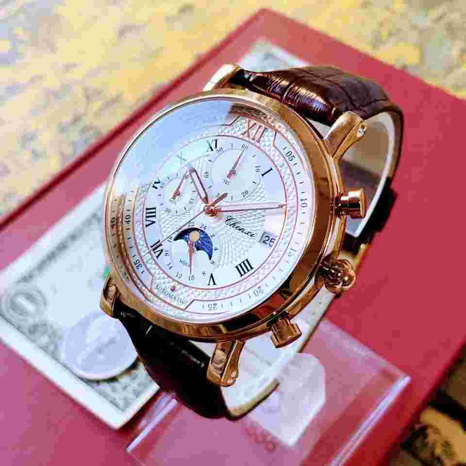 Chenxi Moon Phase Quartz Men's Watch Antique Style Used Great Condition