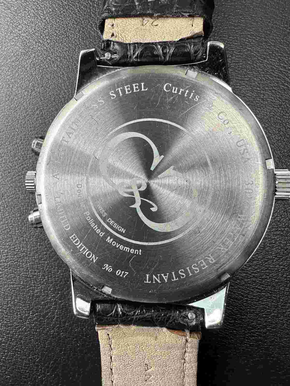 Rare and Collectible Curtis & Company Limited Edition Big Time Air Diamond Watch