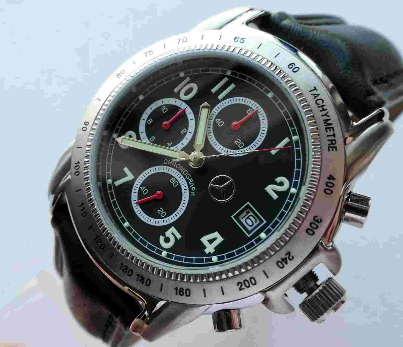 Mercedes Benz Motorsport AMG Racing Pilot Daytona Design Sport Chronograph Watch