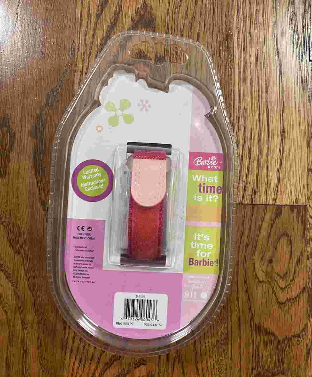 Barbie Watch Sporty Wrapstrap Pink Brand New Sealed 2005 Doll Movie