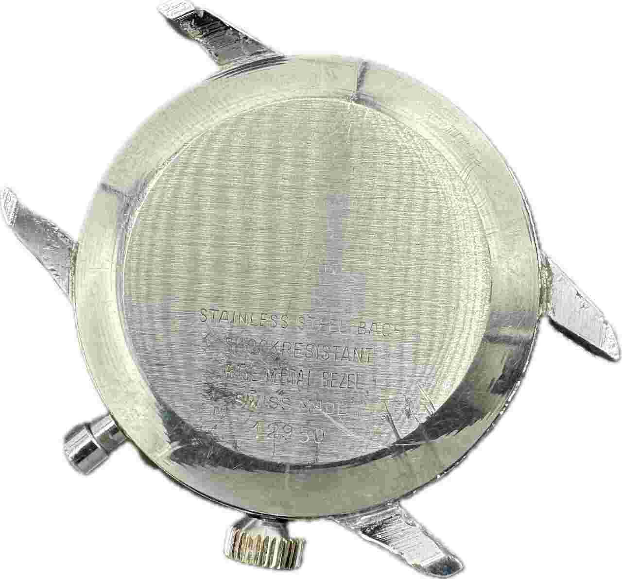 Vintage 39mm Chateau 12950 Slide Rule Men's Mechanical Wristwatch 8800 Swiss