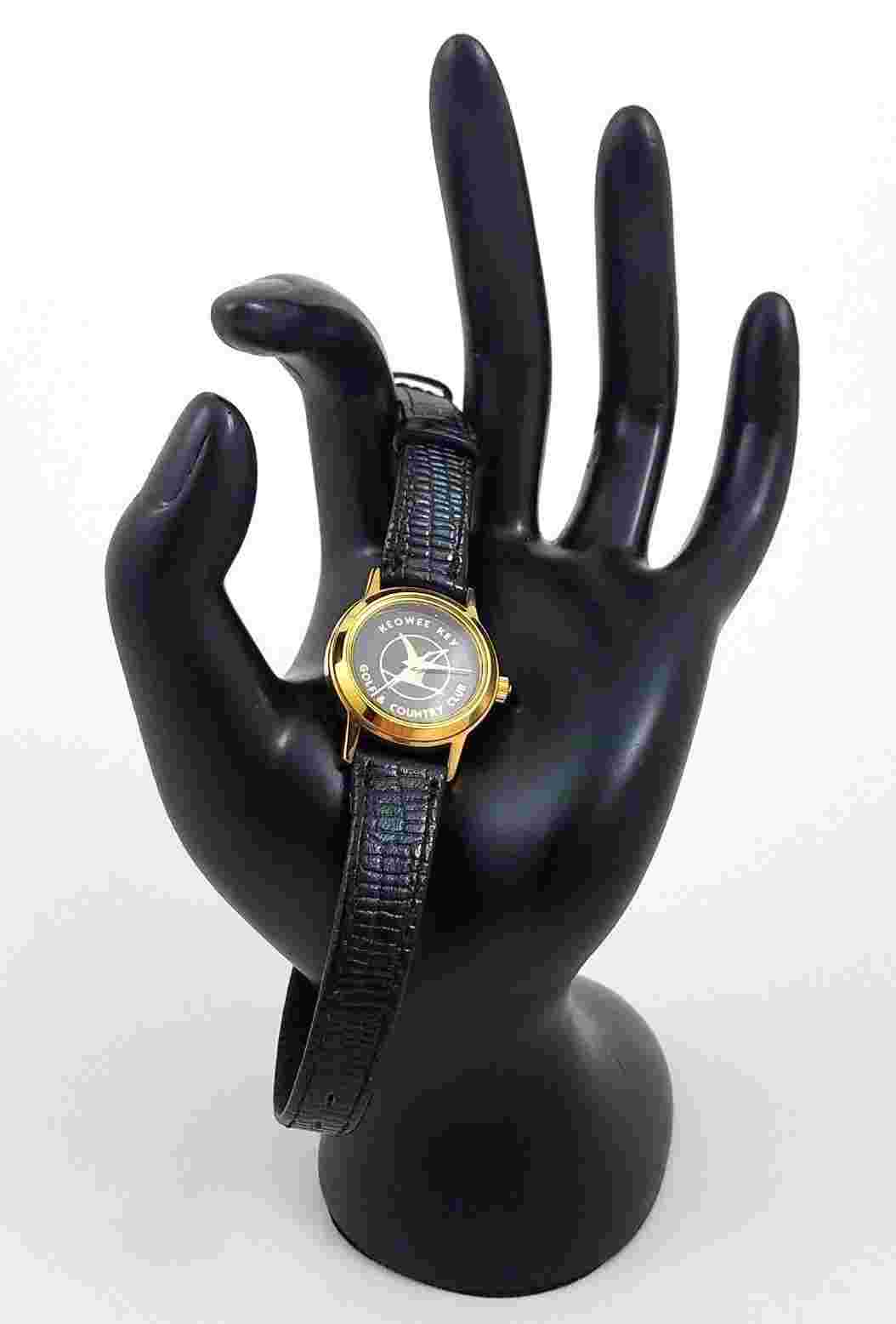 Vintage Watchit Brand Womens Wrist Watch Keowee Key Golf Club Leather Band NEW