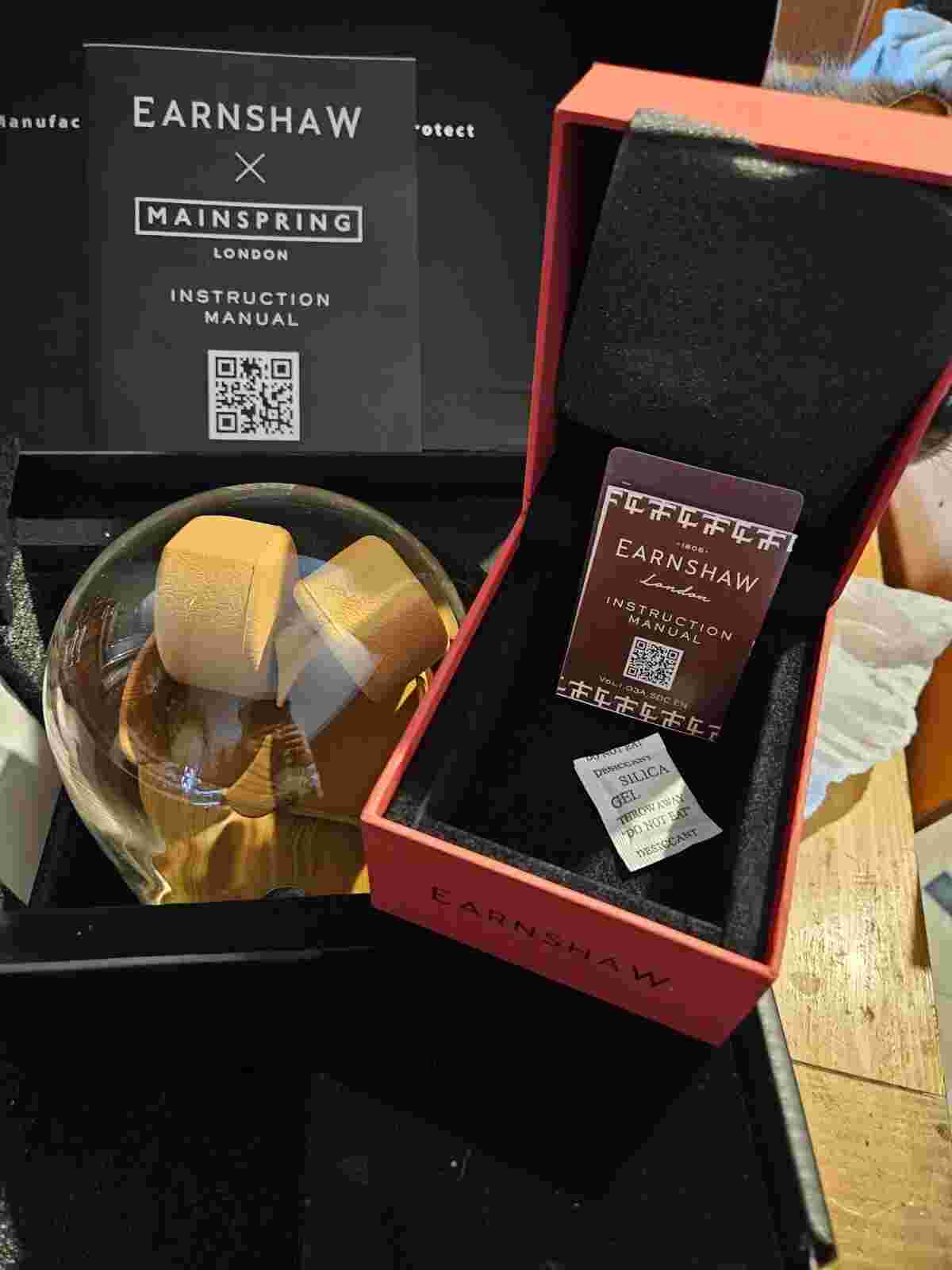 Thomas Earnshaw Armoury Sea Blue Gift Set ES-8248-33 W/Watch Winder