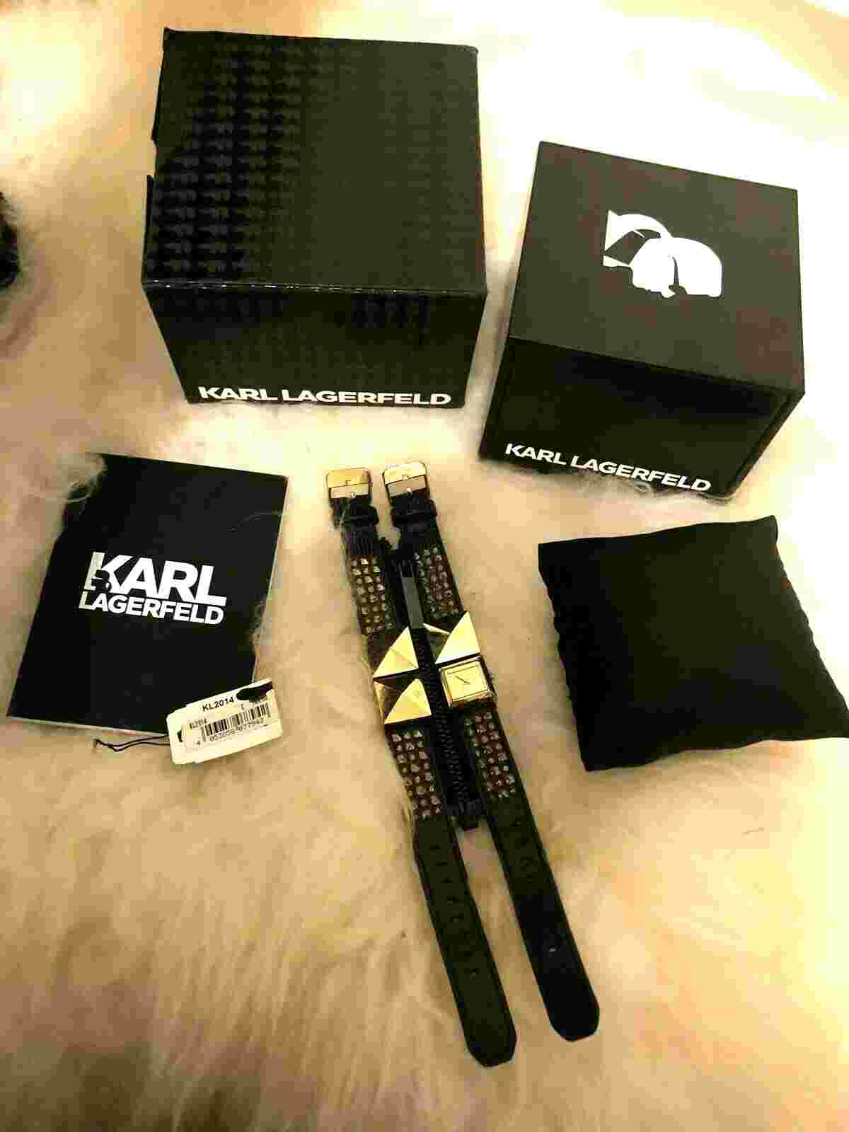 WATCH ~designer watch by Karl Lagerfeld very stylish in very good condition RARE