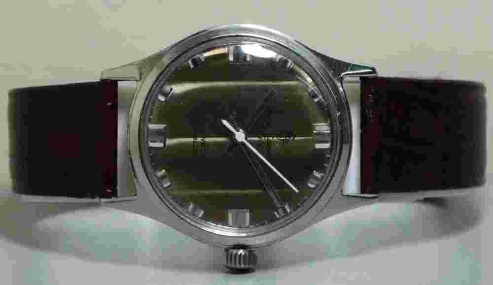 Superb Vintage Henri Sandoz Winding Mens Swiss Wrist Watch Old r722 Used Antique