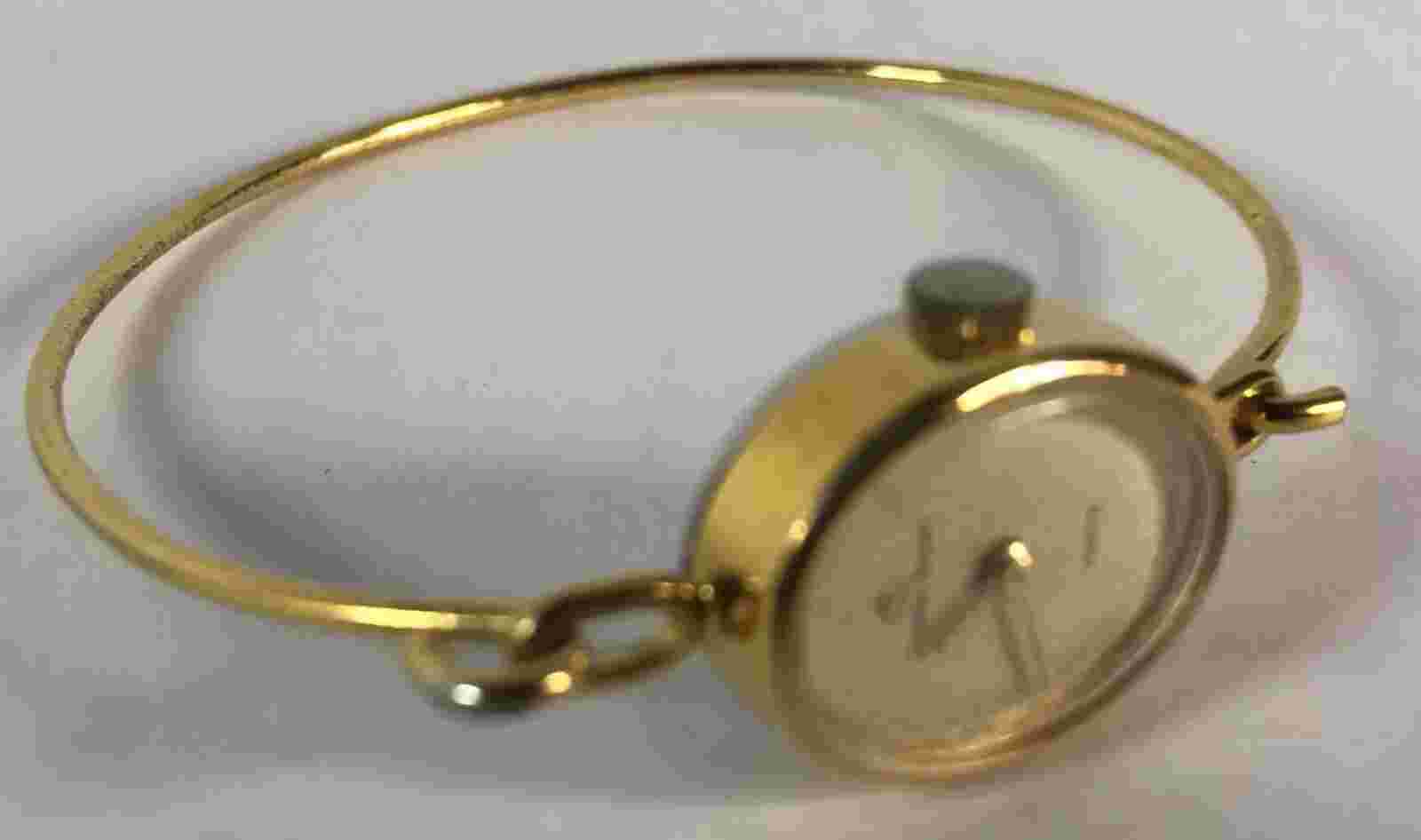 VTG Christian Bernard Paris France Petition Gold Bengal Watch. Not Tested. As Is