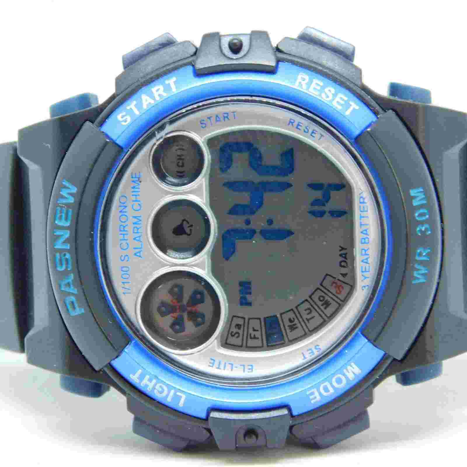 Pasnew PSE-239G Two Tone Quartz Digital Women's Watch New Battery