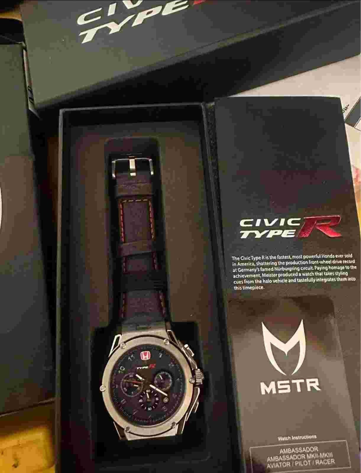 LIMITED EDITION Honda Type r MSTR watch. Limited Made