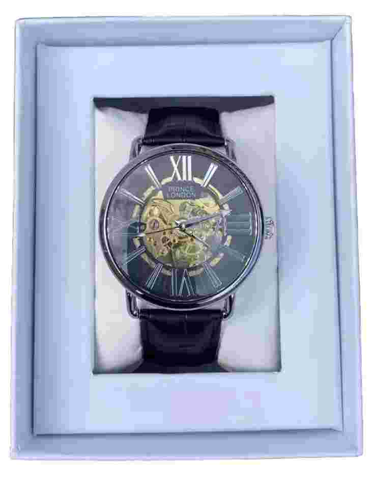 Mens Watch Prince London Gold/Silver /gold Moving Mechanism Automatic New