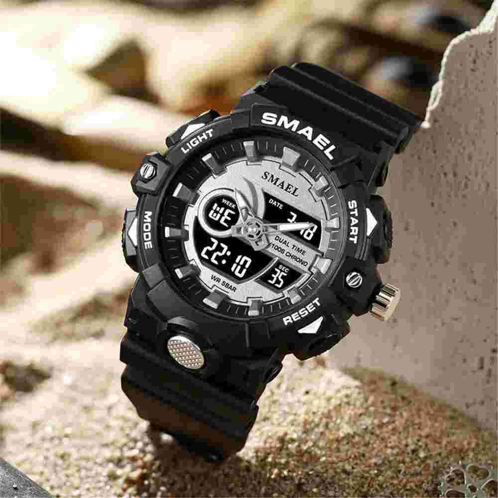 SMAEL Watch Men Shockproof Wristwatch Fashion Students Boys Sport Watches Gifts