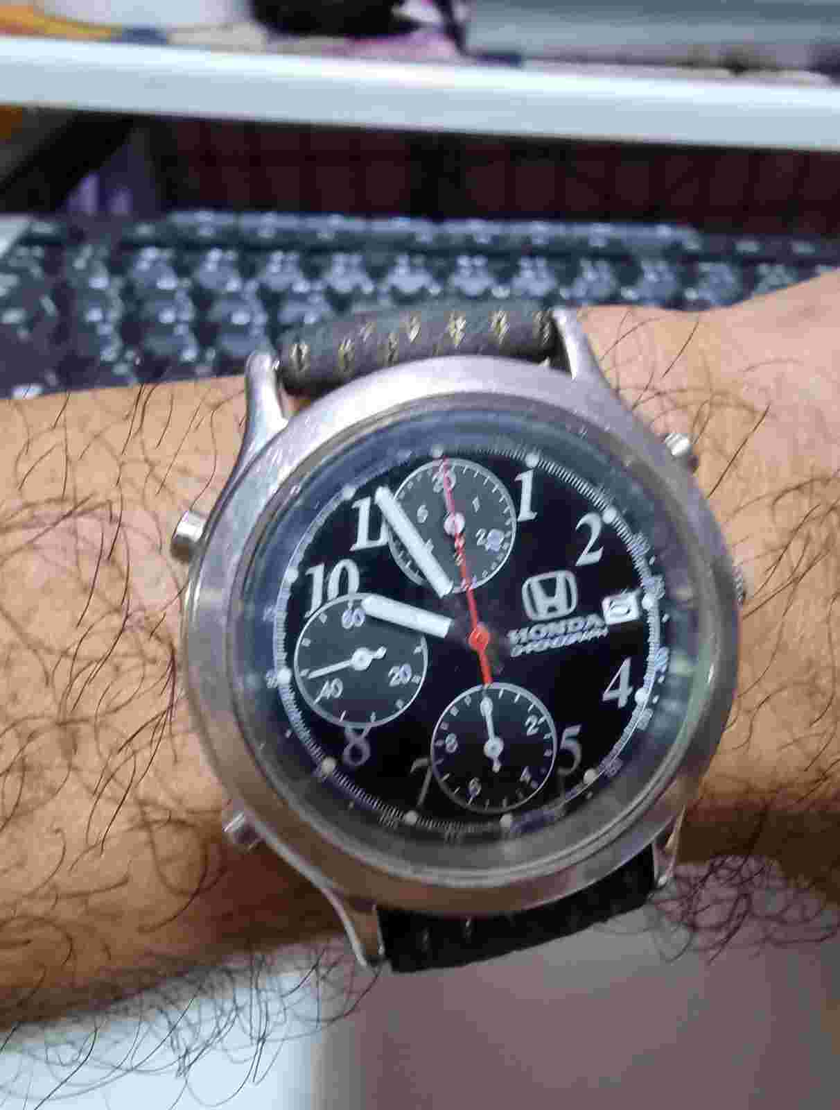 Rare JDM HONDA Chronograph Wrist Watch Rare Honda 90s Type R Civic DC2 NSX EG6