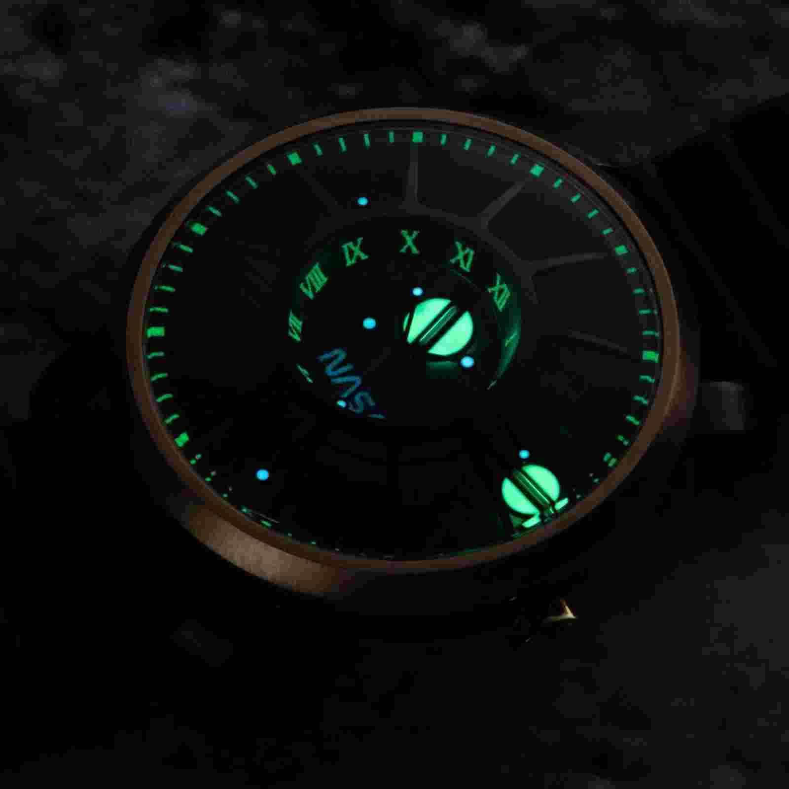 Xeric Trappist-1 NASA Edition Meteorite Lunar Module Watch Bundle with accessory