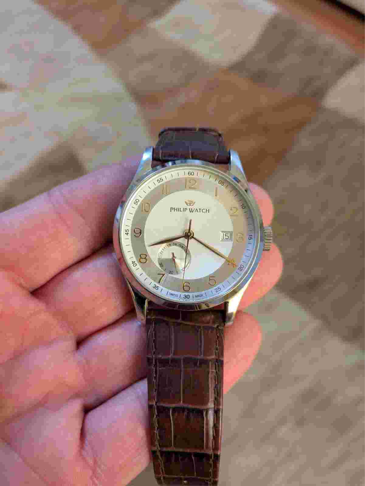 Philip Watch swiss automatic ETA 2897 with visible Power Reserve