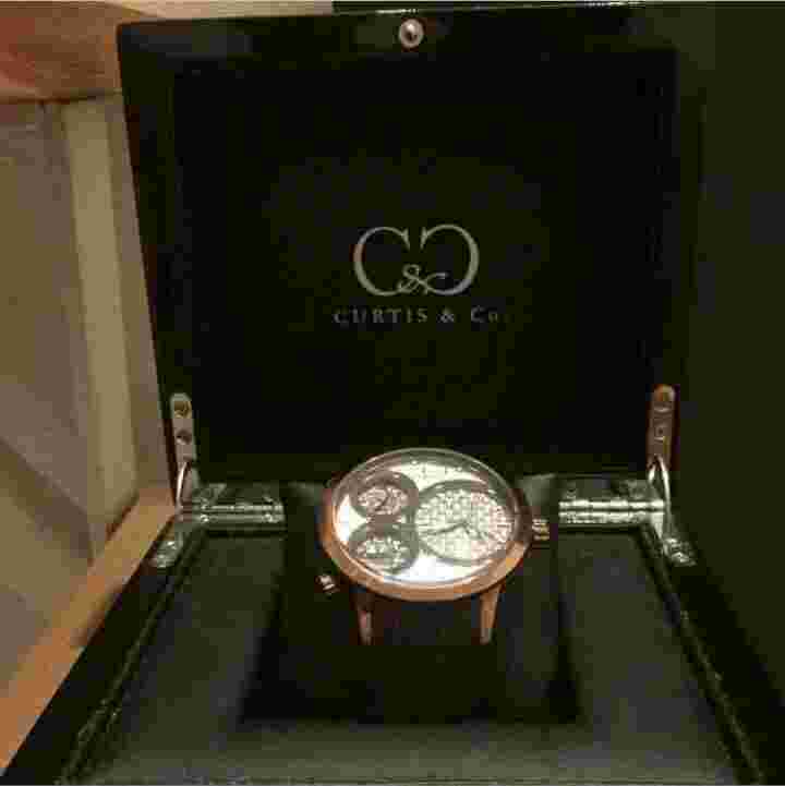 Men's Watch Curtiz & Co. SW3RG-42BR Chronograph Analog with Box