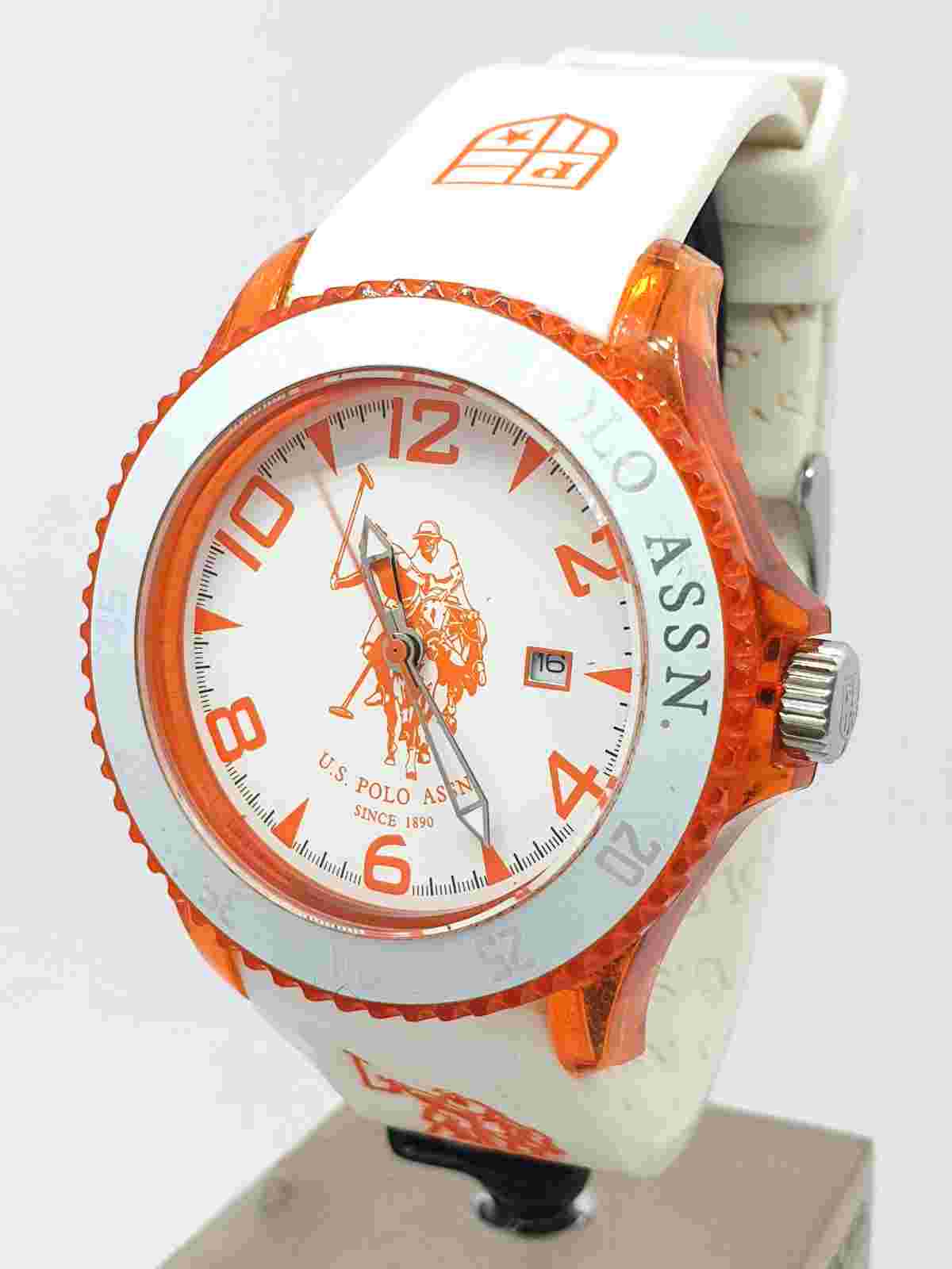 Watch u. S. Polo Assn. USP4290OR Quartz Polycarbonate Silicone Man Woman 124vv18