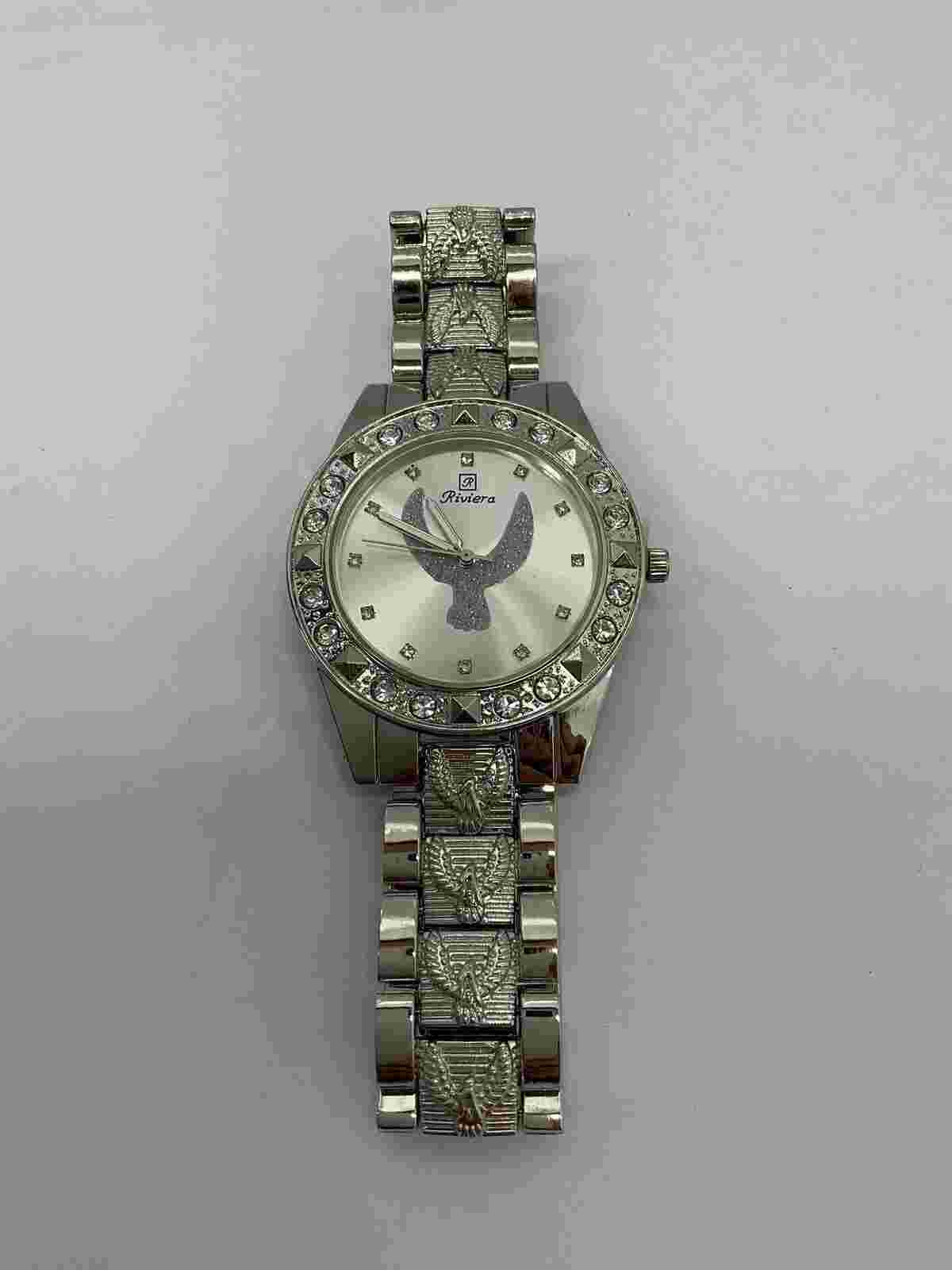 Riviera Analog Wristwatch with Quartz Movement