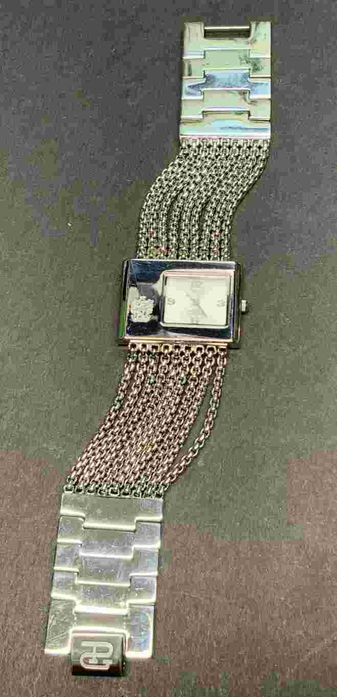 Paolo Gucci PG876WSIP Vintage Silver Tone, 35mm x 24mm Ladies Watch, Working