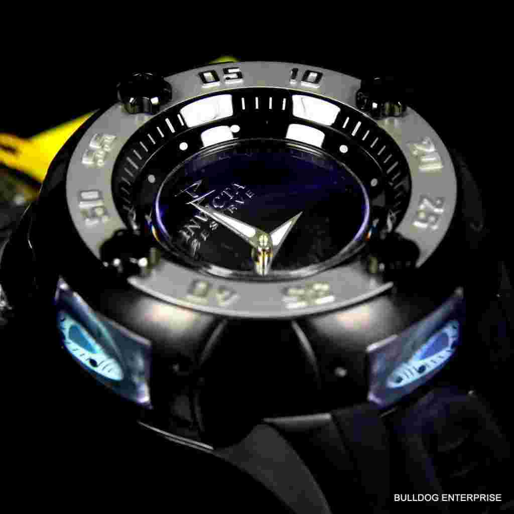 Invicta Reserve Time Universe Swiss Made Black 52mm 5 Dials Rare Watch New