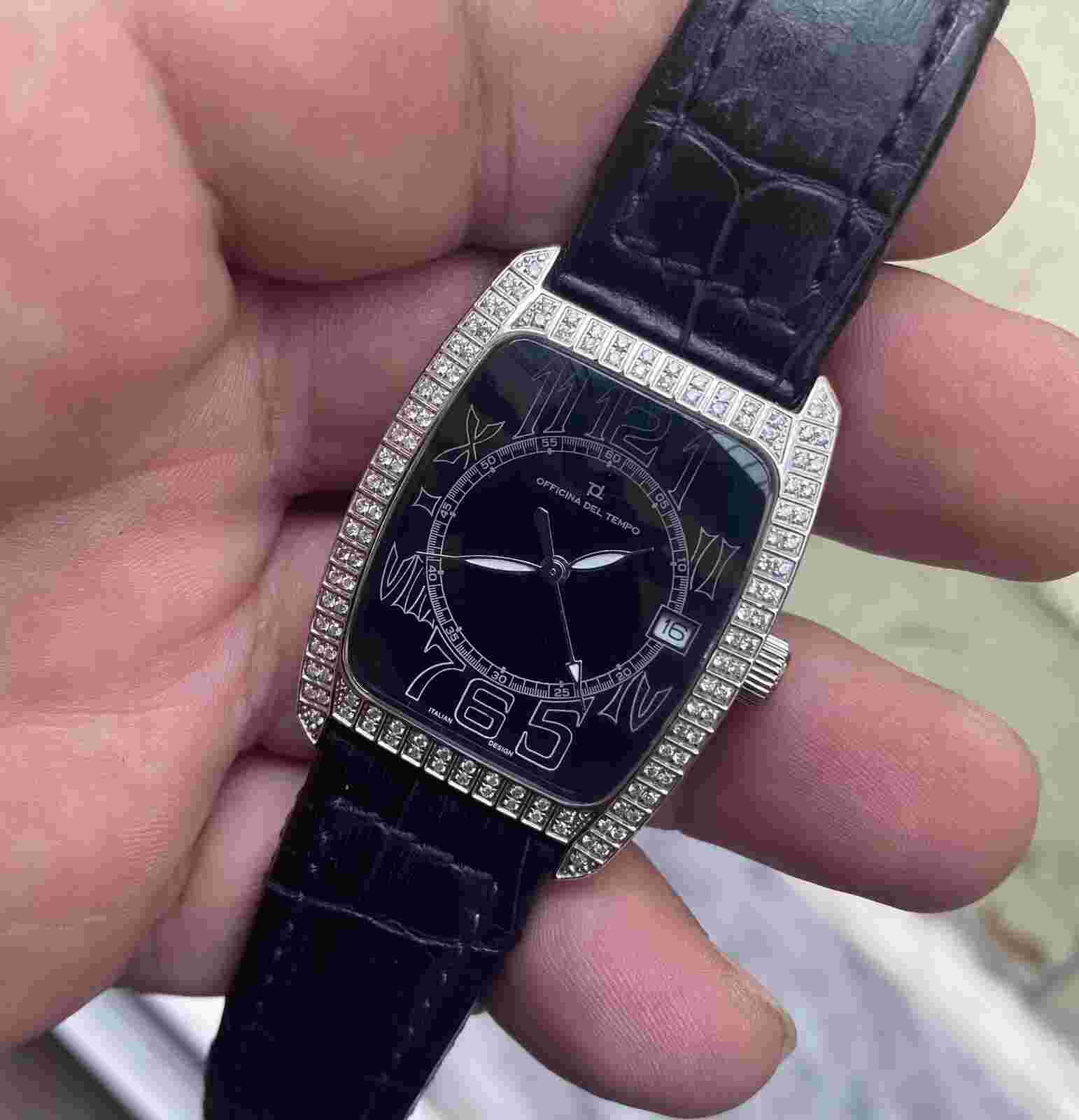 Officina Del Tempo Diamonds Quartz Ladies watch working condition