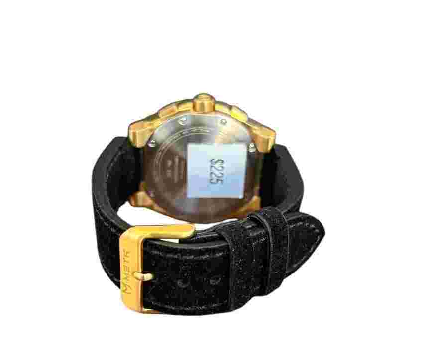 MSTR MEN’S GT GOLD / BLACK / LEATHER  WATCH Limited Edition No.132