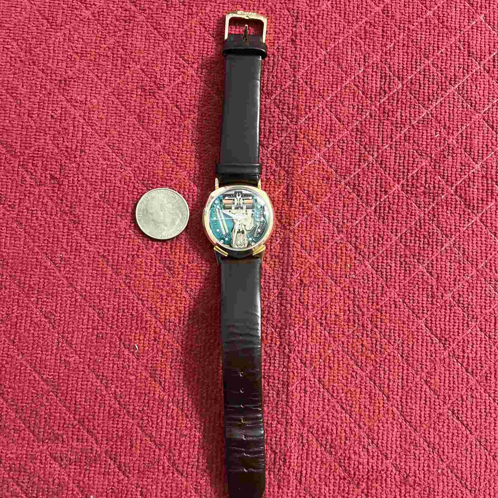 Collectors Bulova Accutron Spaceview M0 (1960), 14K Solid Gold Rare