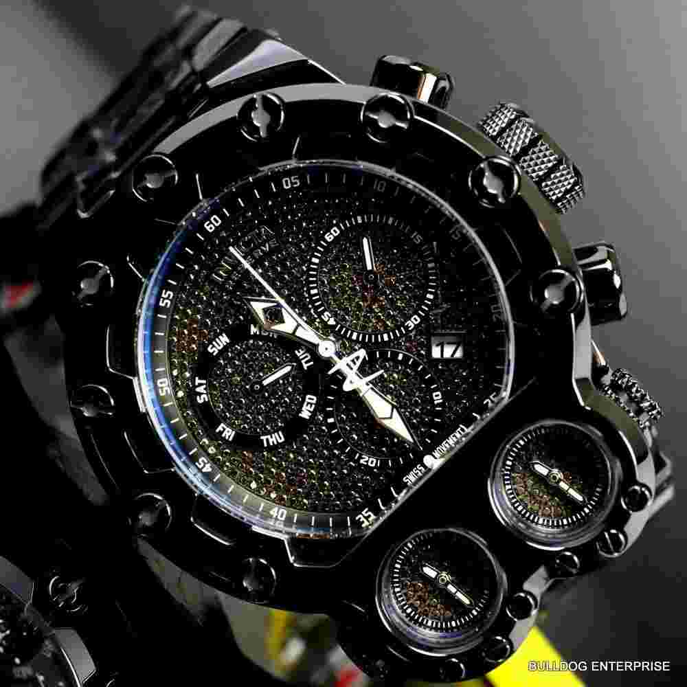 Invicta Men's Reserve 37547 Bolt Magnum Tria Swiss 2.49ctw Diamond Watch