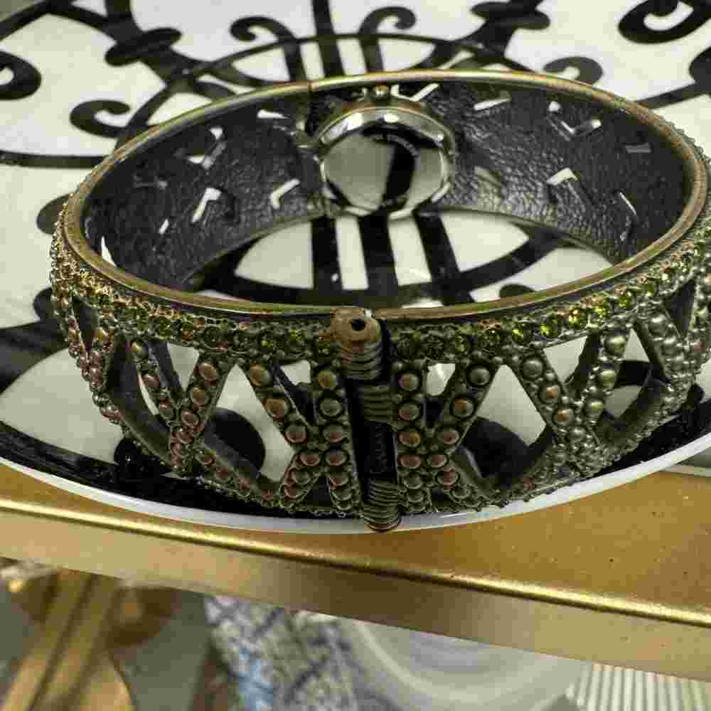 Heidi Daus jeweled hidden watch/bracelet