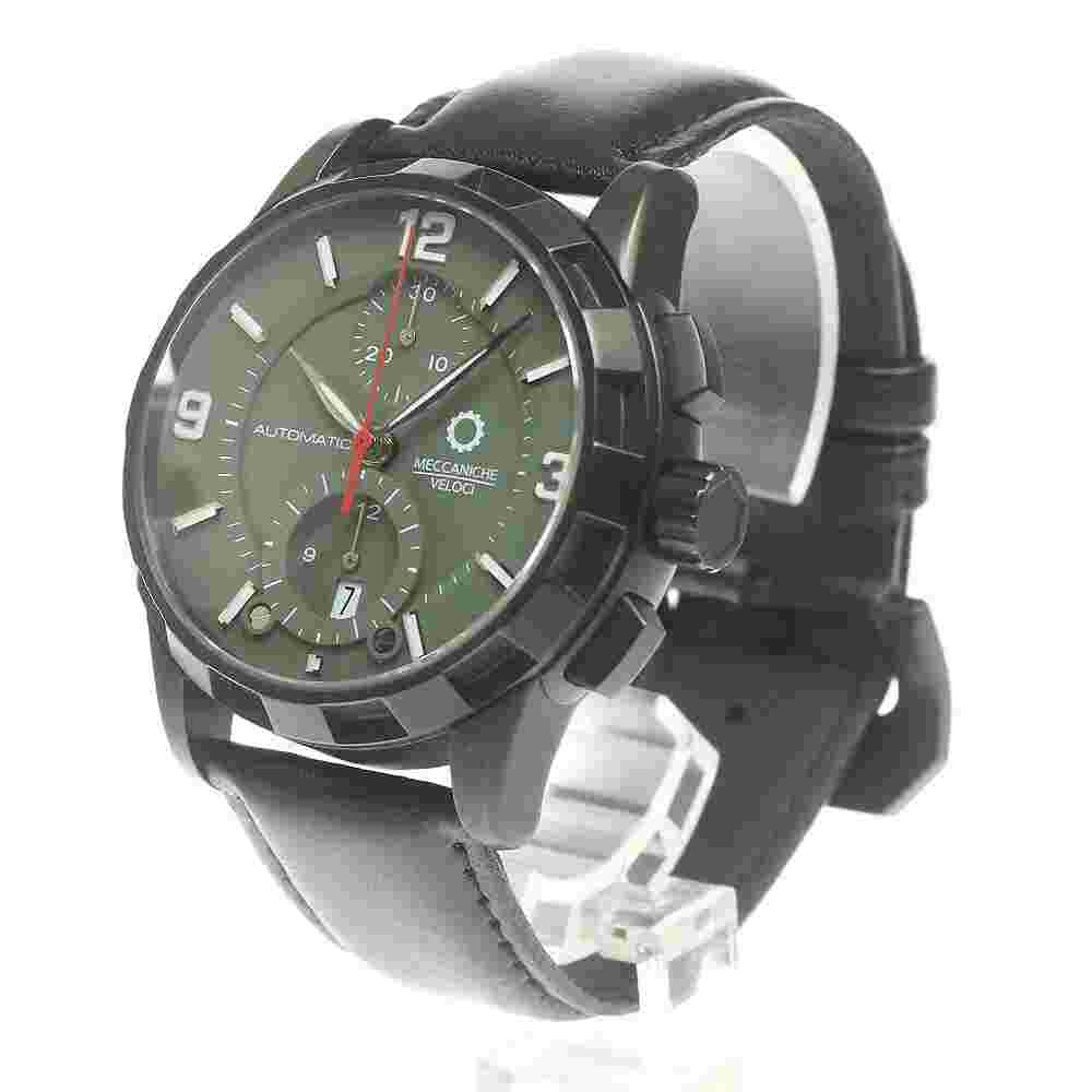 MECCANICHE VELOCI Chronograph Date Khaki Dial Automatic Men's Watch_834423