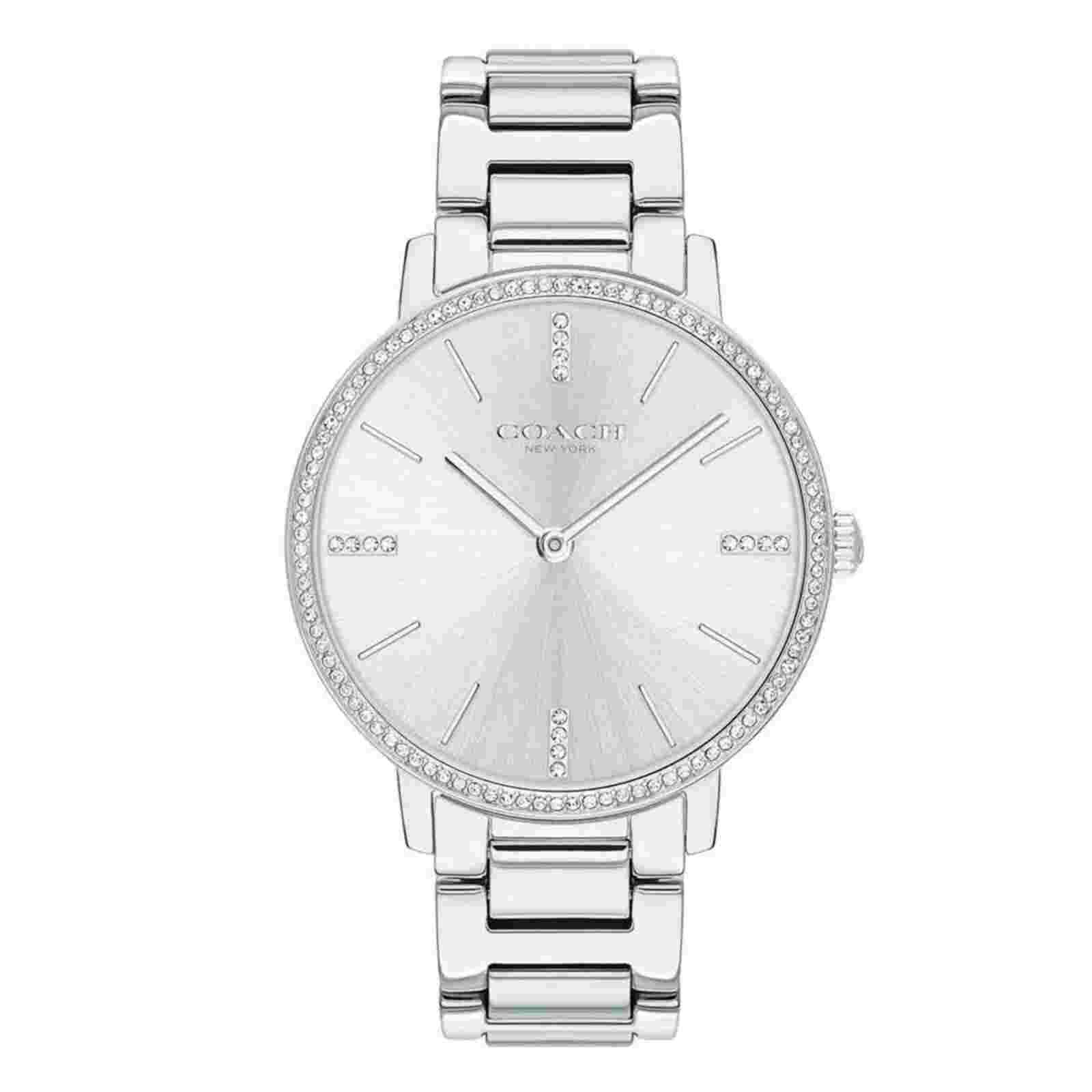 Coach Silver Dial And Stainless Steel Strap Women Watch 14503353