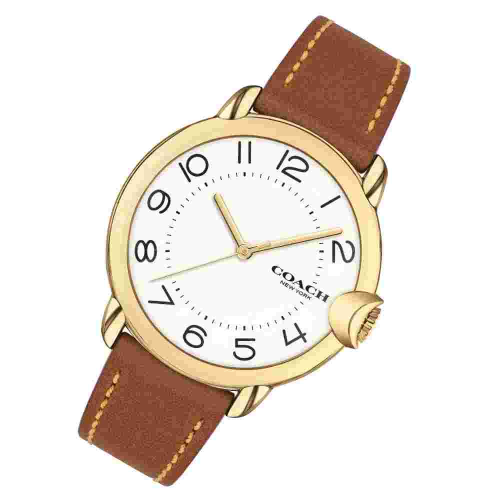 Coach Arden Brown Leather Strap Women Watch 14503607