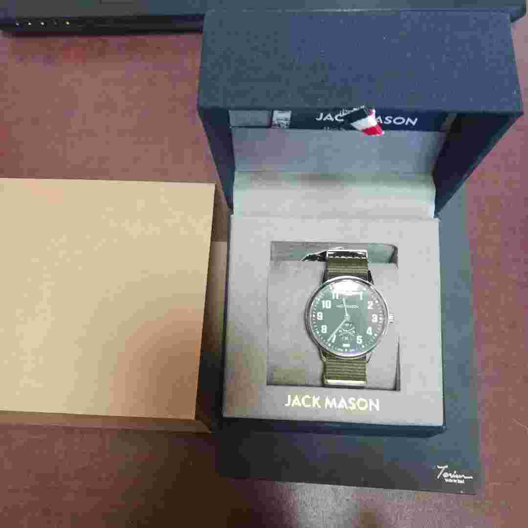 JACK MASON JM-F401-003 Black/Khaki