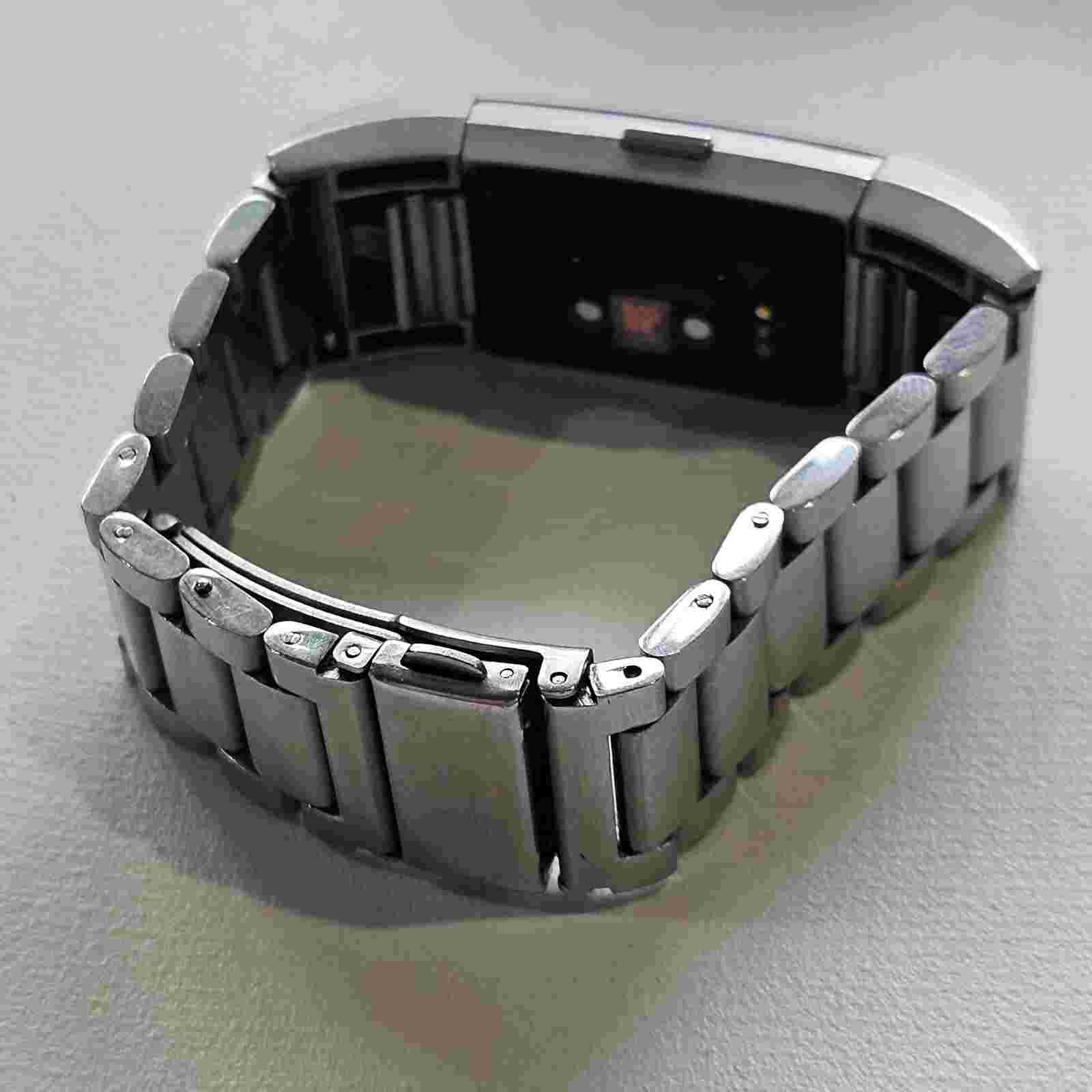 Fitness Charge 2 Activity Tracker Eith Charger And Stainless Band UNTESTED