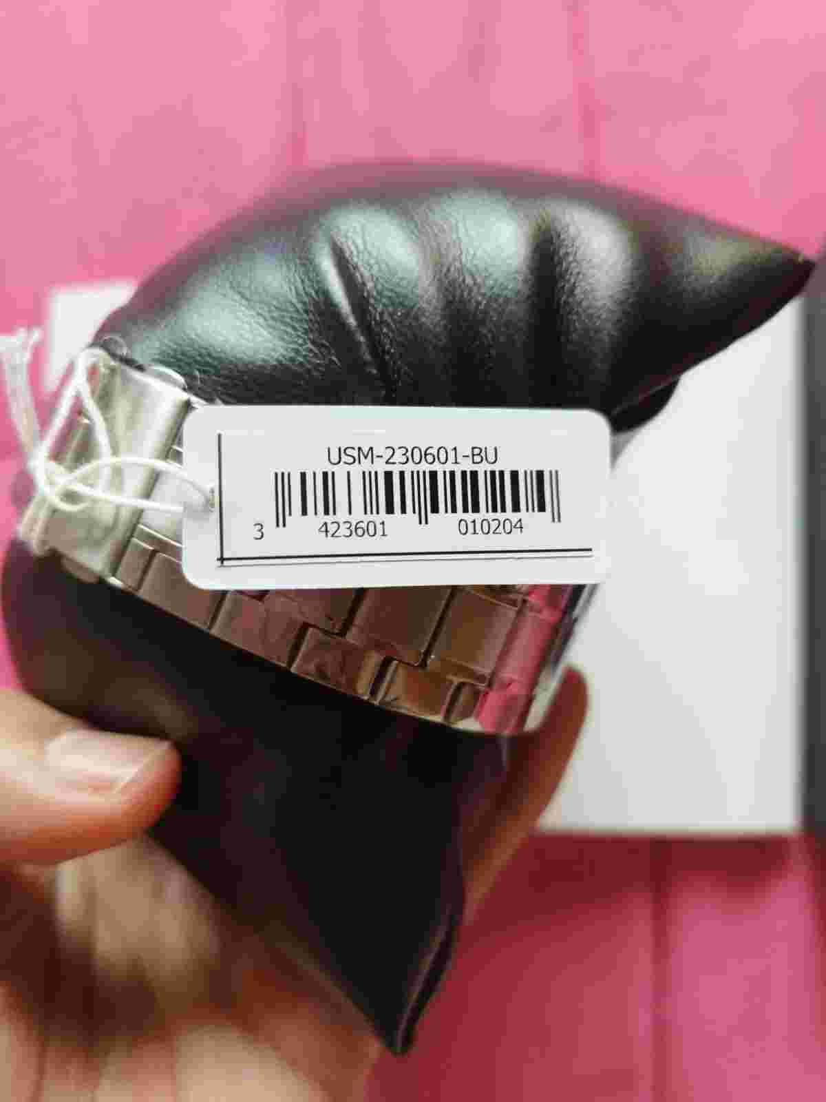 New US Polo Men's Quartz Watch Silver Tone Blue Dial