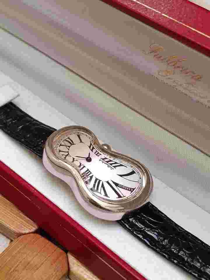 Salvador Dali Softwatch Silver Quartz Rare Watch Unisex