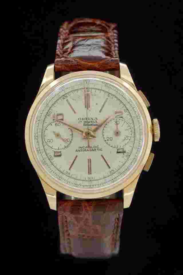 Orfina
                           
                                 Vintage 18.K.Gelbgold Landeron 248 - AAW