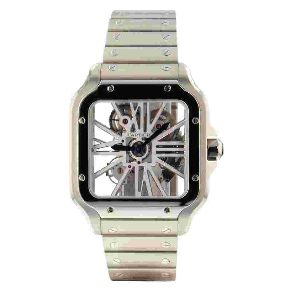 Cartier Santos
2020 Cartier Santos Large Model Steel Manual 39.8 mm Watch WHSA0007 WHSA0015