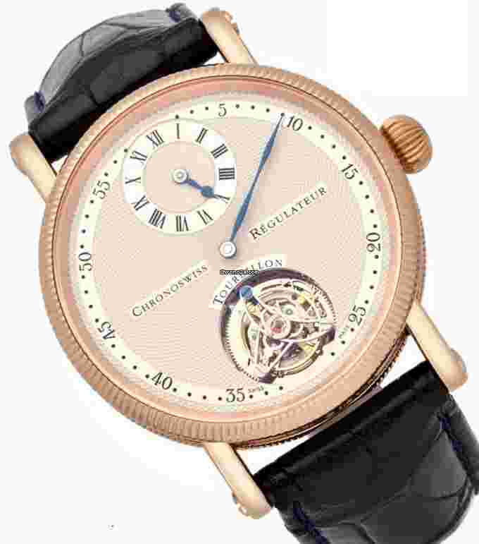 Chronoswiss Régulateur
                           
                                 Tourbillon Regulateur CH3121 18k Yellow Gold
