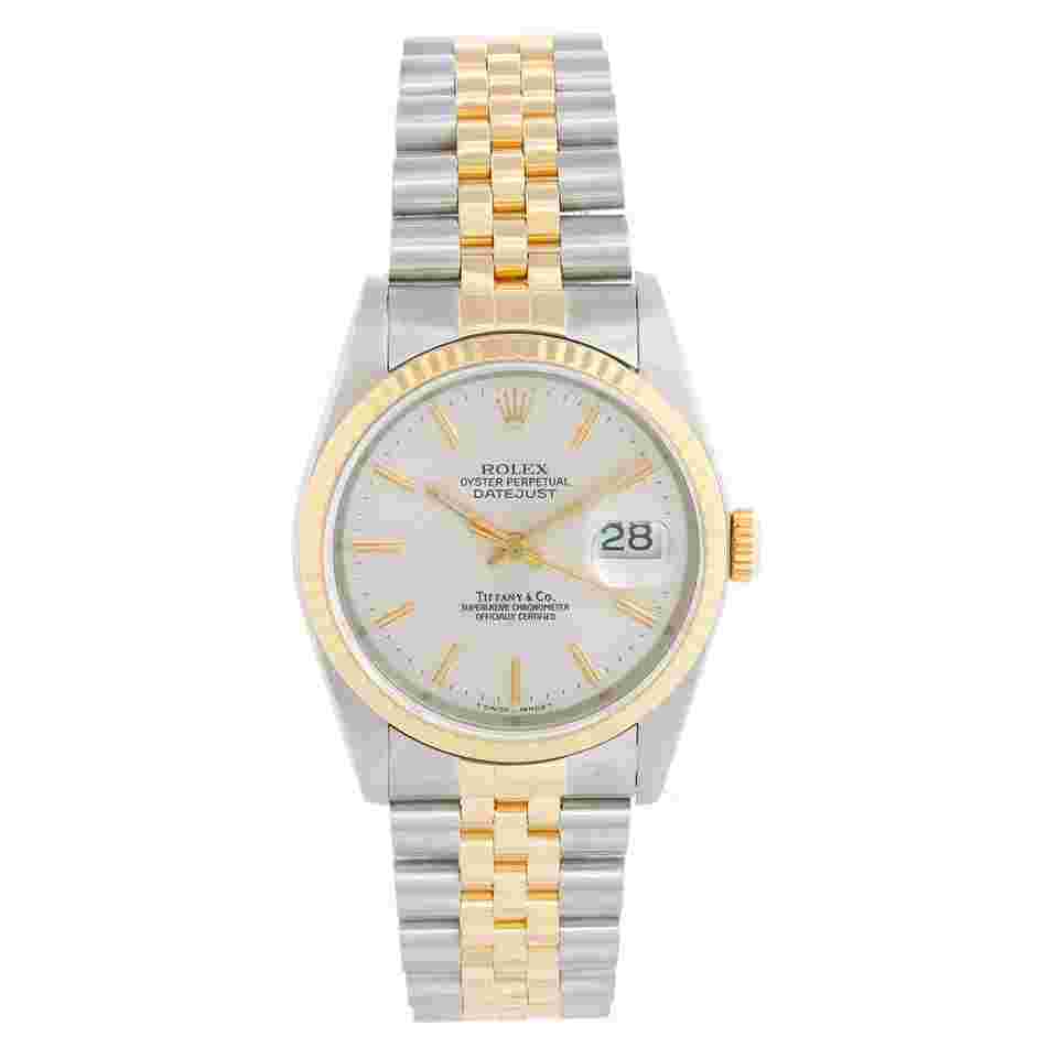 Rolex Datejust 36
Men's 2-Tone Tiffany Dial Watch 16233