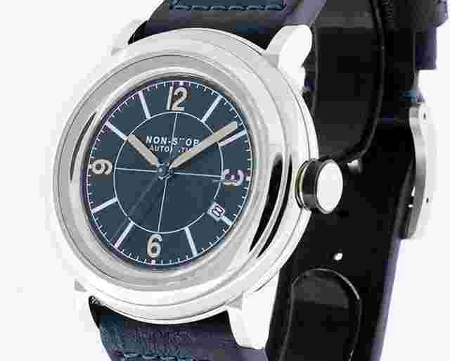 Non-Stop Watches CIRCLE SILVER NAVY SNSS T5 SURGICAL TITANIUM TWO YEAR WARRANT