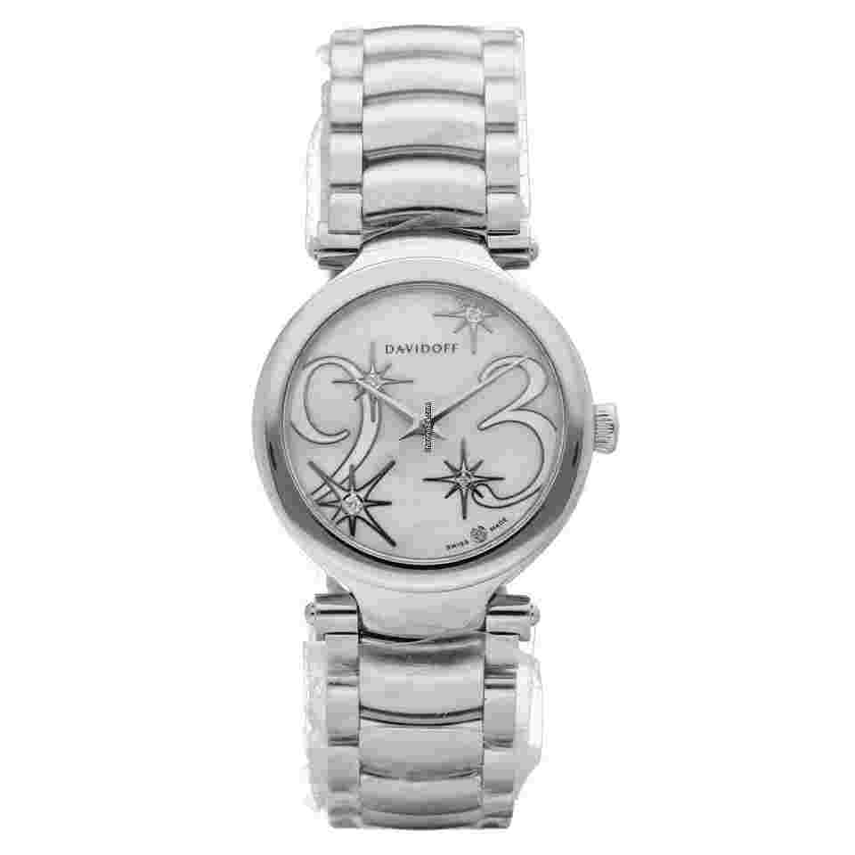 Davidoff
21156 Lady Mother of Pearl Stainless Steel 30mm Quartz Women's Watch