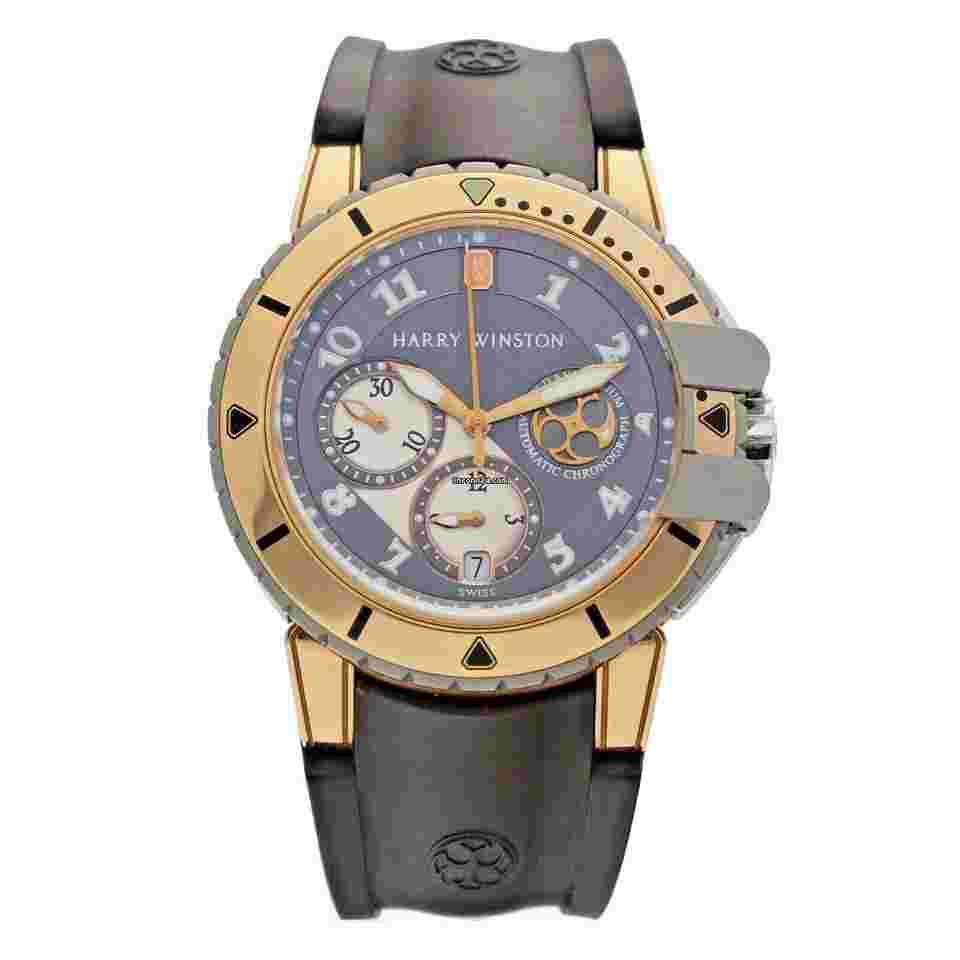 Harry Winston Project Z
410-MCA44RZCA Ocean Diver Project Z2 Chrono 18k Rubber Men's Watch