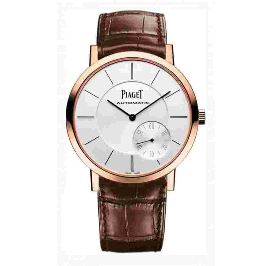 Piaget Altiplano
43mm G0A35131 Rose Gold with Brown Leather Watch Silver Dial