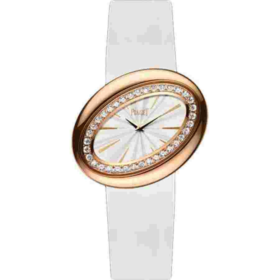 Piaget Limelight
White G0A32096 Rose Gold with White Satin Watch